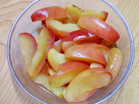 レンジで簡単 りんごの甘煮